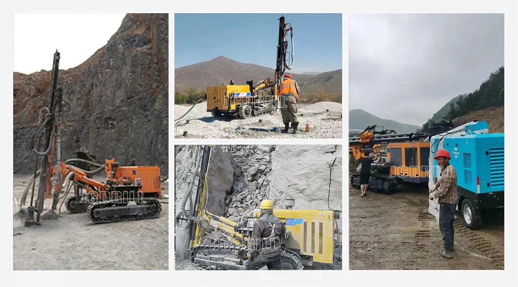 Factory Kg726III Underground Coal Mining Machine Hydraulic Drilling Rig DTH Drills for Quarry